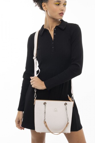 Graffiti Kol Çantası BNT_1043-Bej-A.Camel 