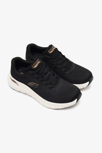 Kadın Arch Fit 2.0 - Big League Spor Ayakkabı - Siyah/Rose Gold - Skechers