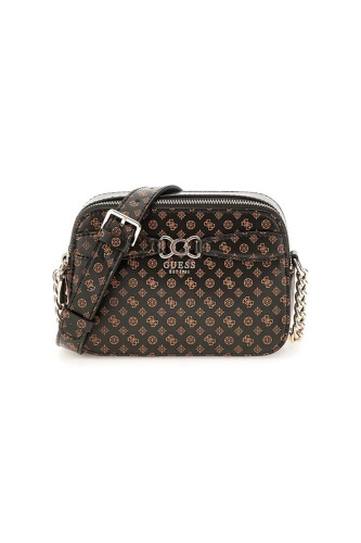 Kadın Arlena 4G Logolu Ayarlanabilir Zincir Askılı Çanta - Koyu Kahve - Guess