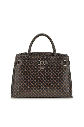 Kadın ARLENA LOGO El Çantası - Koyu Kahve 