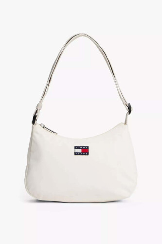 Kadın Baget Omuz Çantası - Kırık Beyaz - Tommy Hilfiger