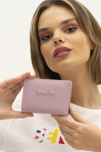 Kadın Benetton Cüzdan - Lila 