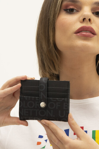 Kadın Benetton Cüzdan - Siyah 