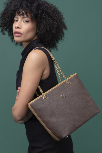 Kadın Benetton Omuz Kol Çantası - Kahve - Camel - Benetton