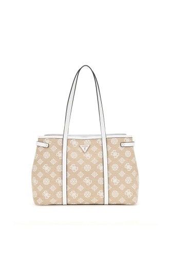 Kadın Beyza Girlfriend Tote Bag Omuz Çantası - Beyaz 