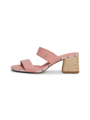Kadın BLOCK MID HEEL SHIRTING Topuklu .sandalet-Pembe 