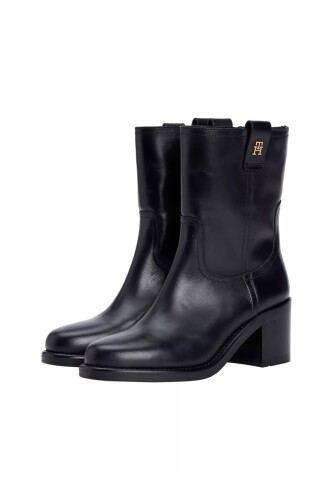 Kadın Blok Topuklu Bot - Siyah - Tommy Hilfiger