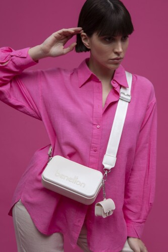 Kadın Bnt Çapraz Çanta - Bej 