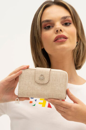 Kadın Bnt Cüzdan - Bej 