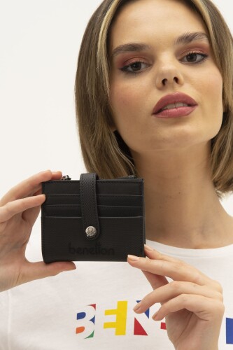Kadın Bnt Nano Cüzdan - Siyah 