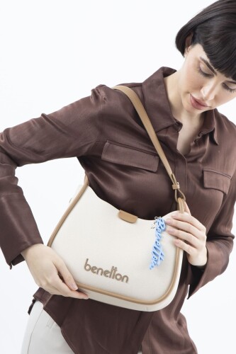 Kadın Bnt Print Kol Çantası - Bej 