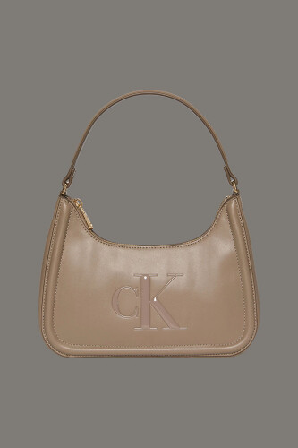 Kadın Bold Small Omuz Çantası - Bej - Calvin Klein