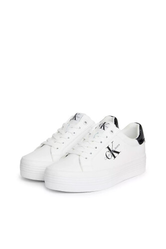 Kadın BOLD VULC FLATF LACE LTH MET Sneakers-Beyaz 