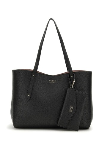 Kadın Brenton Tote Omuz Çantası - Siyah - Guess