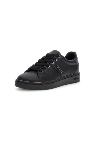 Kadın Britz Monokrom Metalik Detaylı Sneaker - Siyah - Guess