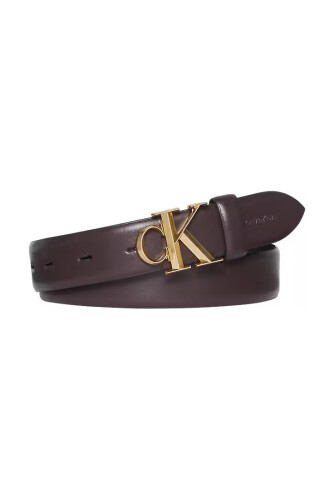 Kadın Buckle 30 Mm Logo Tokalı Kemer - Kahverengi 