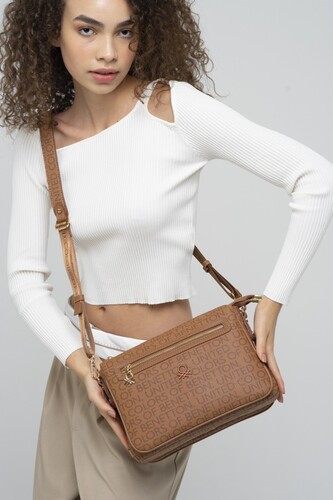 Kadın Çapraz Çanta Benetton - Camel - Benetton