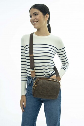 KADIN ÇAPRAZ ÇANTA-BNT1135-KAHVE - Benetton