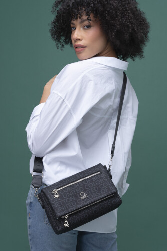 Kadın Çapraz Çanta - Siyah - Benetton