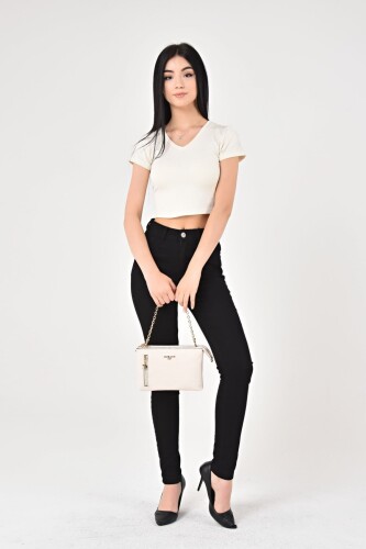 Kadın Çapraz Kol & Omuz Çantası - Bej - 