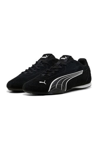 Kadın Catch Süet Alçak Profilli Sneaker - Siyah - PUMA
