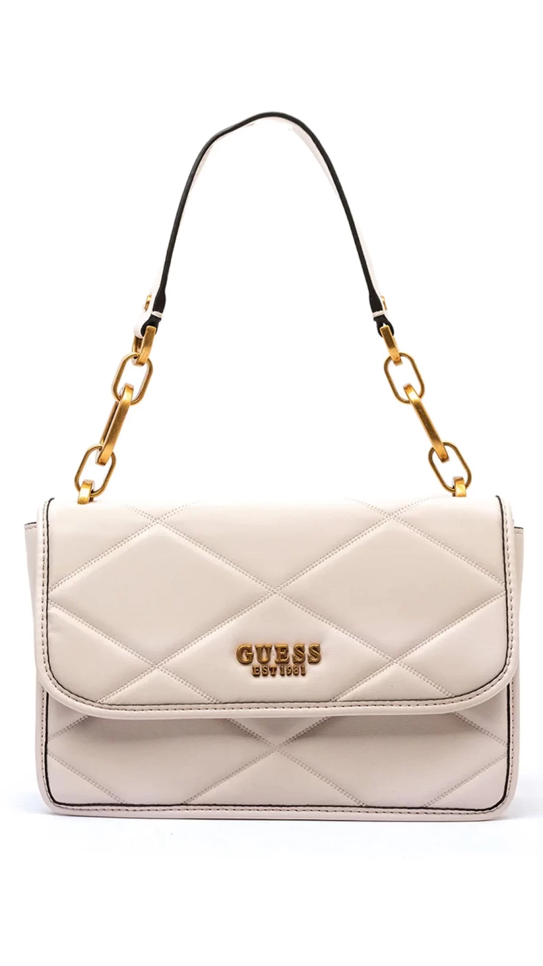 Kadın Cılıan Omuz Çantası-Krem 