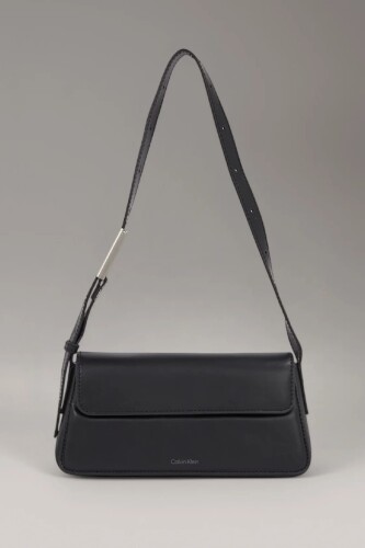 Kadın Ck Kuşaklı Omuz Çantası - Siyah - Calvin Klein