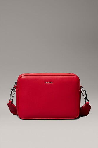 Kadın Ck Must Small Camera Çanta - Kırmızı - Calvin Klein