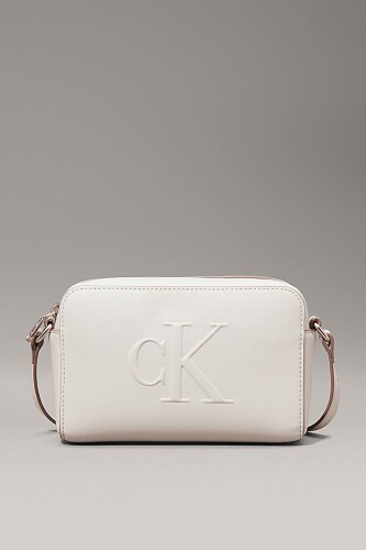Kadın Ck Sculpted Camera Çanta - Beyaz - Calvin Klein