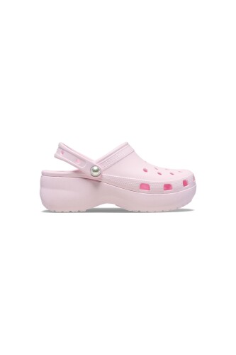 Kadın Classic Platform Pearl Terlik - Pembe 