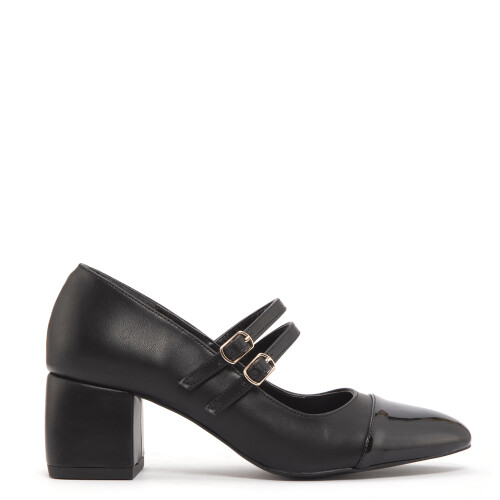 Kadın Clavaıs Topuklu Ayakkabı-Siyah 