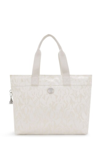 Kadın Colissa Up Elevated Jacquard Omuz Çanta - Bej 