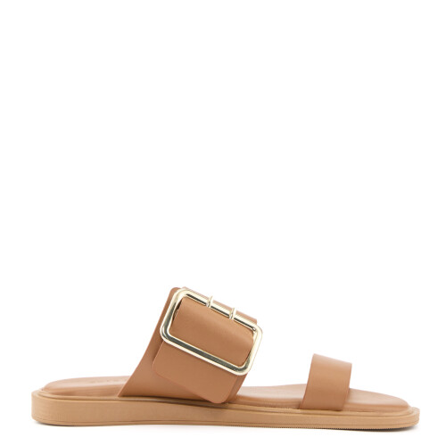 Kadın Deyla Düz Terlik-Taba 