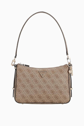 Kadın ECO ERICA Fermuarlı Omuz Çantası - Kahve 