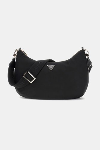 Kadın Eco Gemma Hobo Çanta - Siyah - Guess