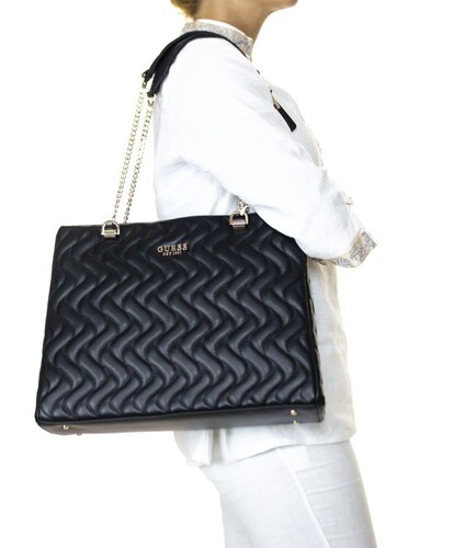 Kadın Eco Mai Omuz Çantası-Siyah - Guess