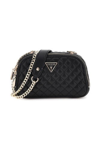Kadın Eco Rianee Mini Çapraz Çanta - Siyah - Guess