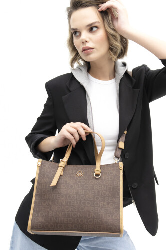 Kadın El Çantası - Kahve Camel 