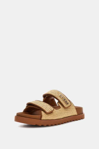 Kadın Fadeliza Çift Bantlı Sandalet - Kahverengi 