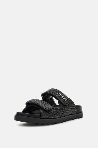 Kadın Fadeliza Çift Bantlı Sandalet - Siyah 