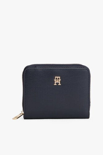 Kadın Fermuarlı Bölmeli Cüzdan - Lacivert - Tommy Hilfiger