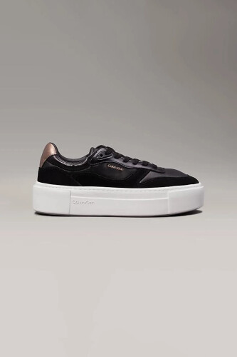 Kadın FF CUPSOLE Lace Up Sneaker Ayakkabı - Siyah - Calvin Klein
