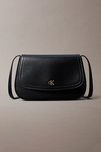 Kadın Flap Camera Bag Omuz Çantası - Siyah - Calvin Klein