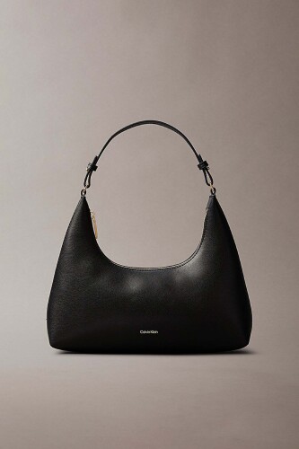 Kadın Foil Logo Omuz Çantası - Siyah - Calvin Klein