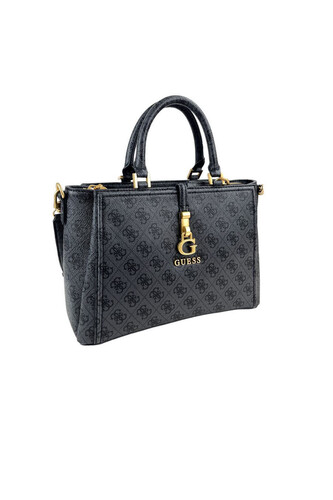 Kadın G James Logo Gırlfrıend Stchl El ve Omuz Çantası-Antrasit - Guess
