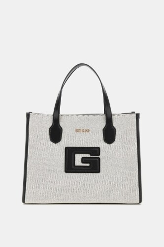 Kadın G Status Logo Yazılı El Çantası - Siyah 