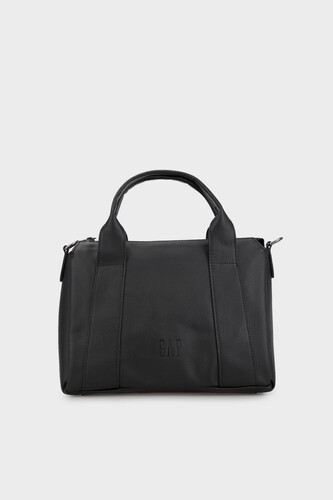 Kadın Gap Fermuarlı Çıkarılabilir Omuz Askılı Çanta - Siyah 