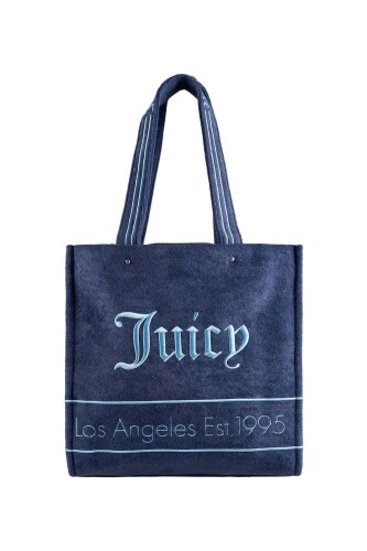 Kadın Geniş Hacimli Shopper Çanta - Lacivert 