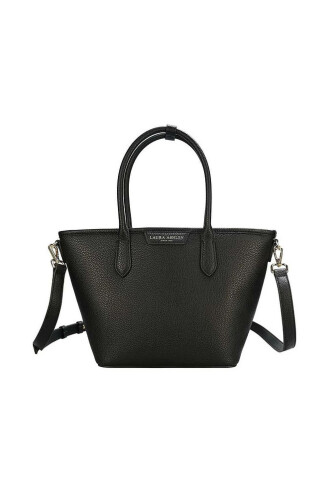 Kadın Geometrik Omuz Çantası - Siyah 