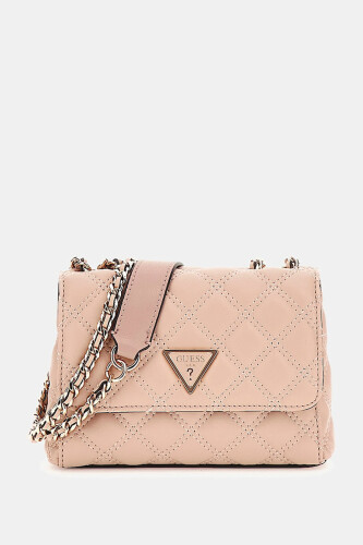 Kadın GIULLY MINI 2 Çapraz Çanta - Pudra Pembe - Guess
